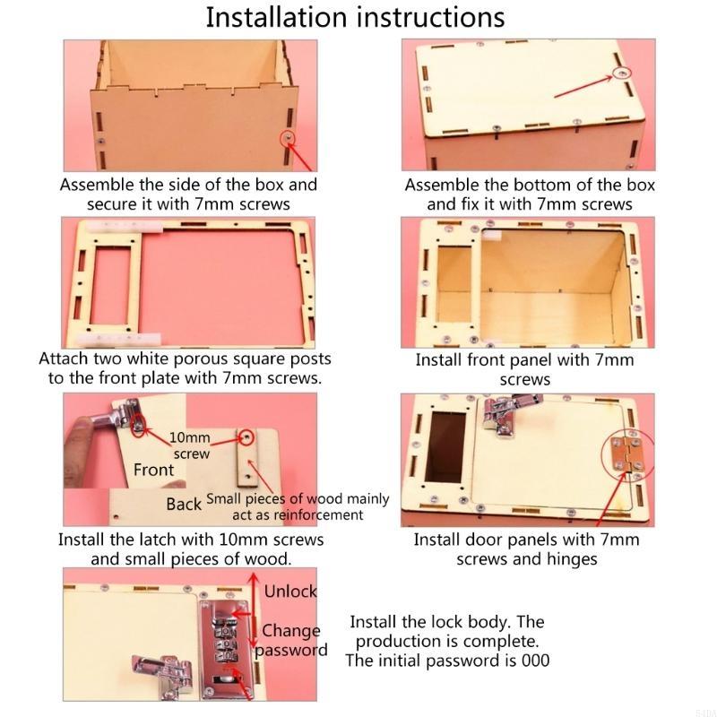 54DA DIY Strongbox Making Kits - Science Project Toys Making 评论和价格