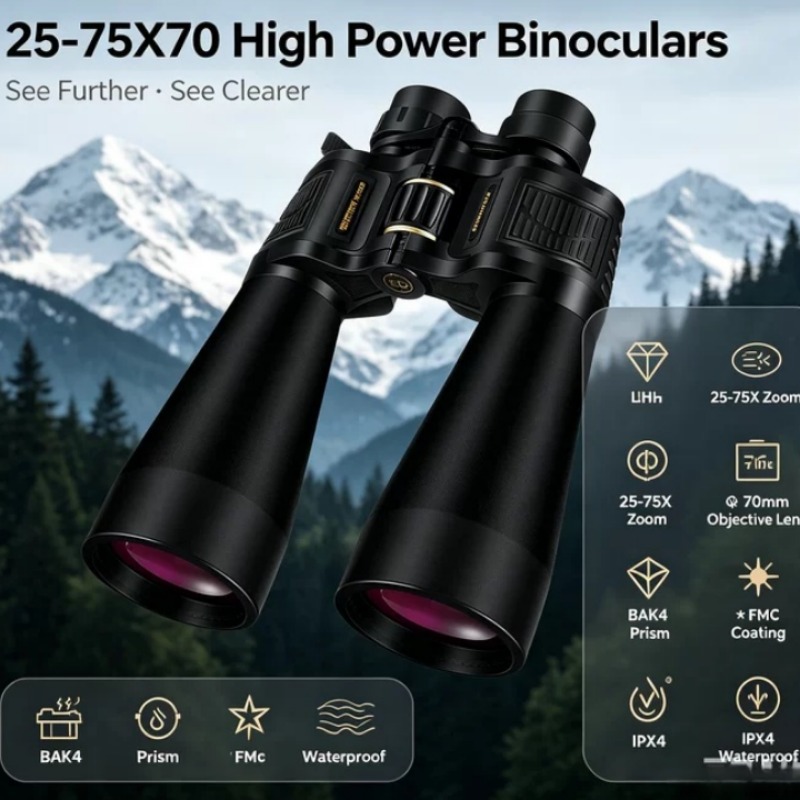 BORWOLF 25-75X70 Large Objecti - National Geographic Telescope 70Mm 评论和价格