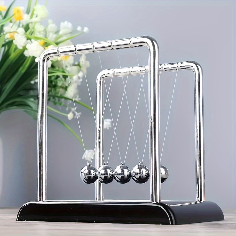 Classic Newtons Cradle Metal D - Newton Cradle Large 评论和价格