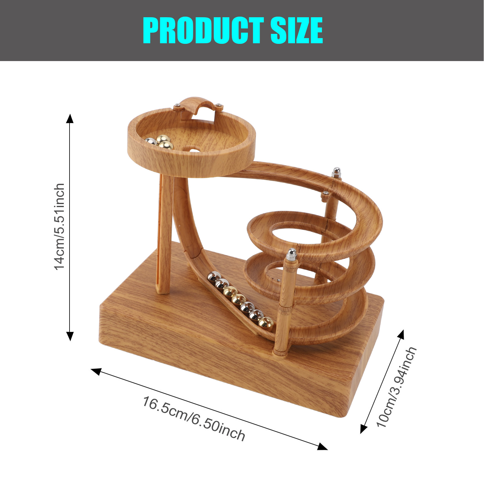 Rolling  Perpetual Motion Mach - Newton Cradle Large 评论和价格