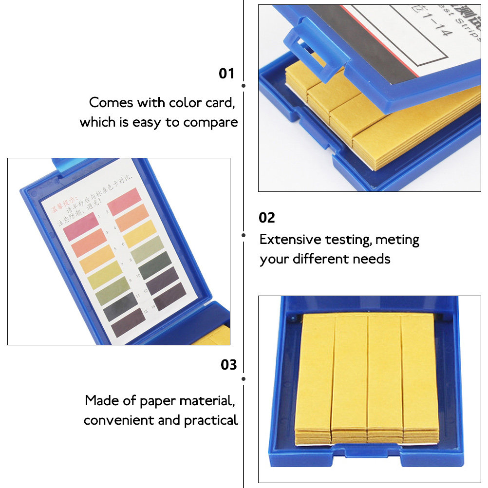 80Pcs PH Testing Paper 1-14 Fu - Ph Strip Test 评论和价格
