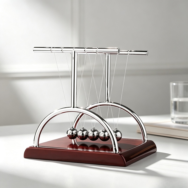 Newton Cradle Balance Steel Ba - Newton Cradle Large 评论和价格