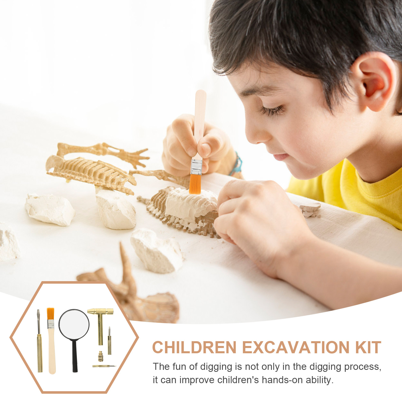 1Set Kid Excavation Tool Set S - Science Toys 评论和价格
